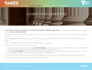 Government Leadership   TAKE2   Pledge Program